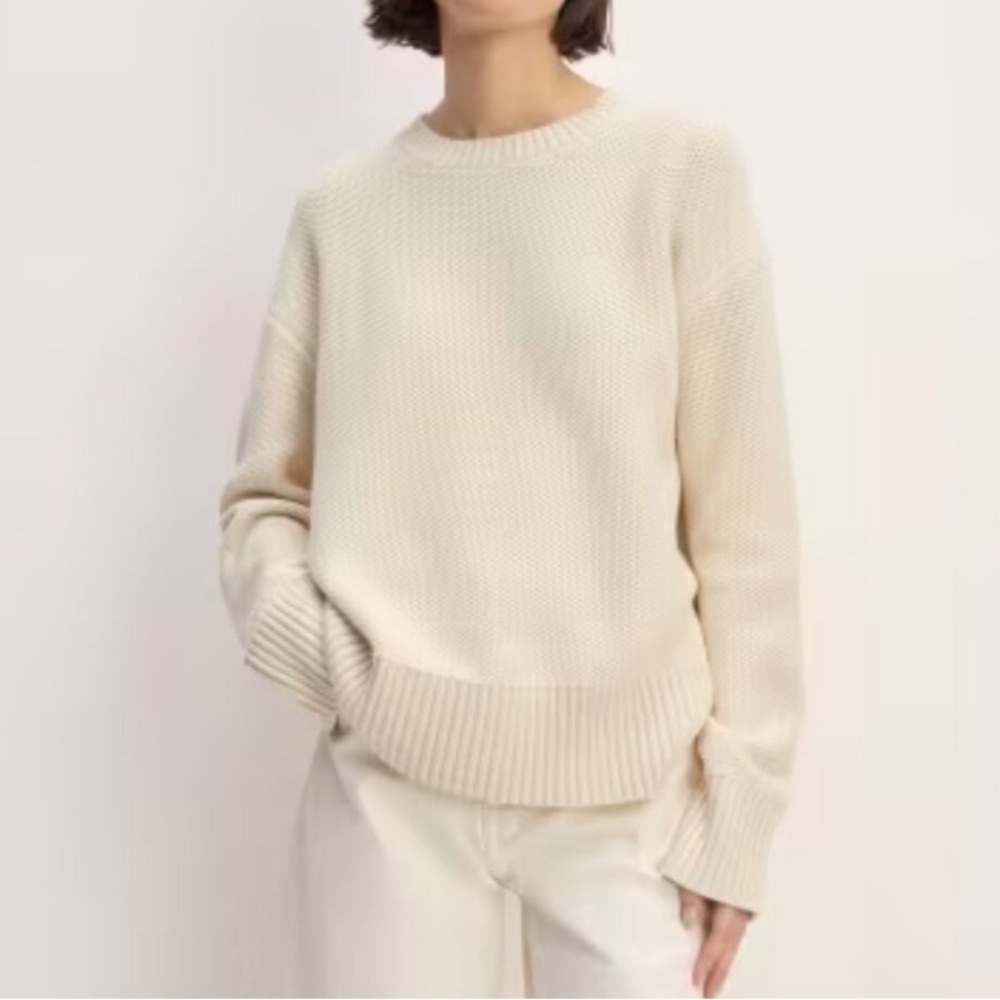 Everlane Cream 100% Cotton Women's Sweater
